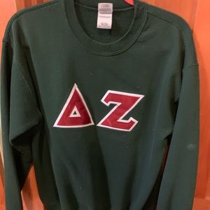 Delta Zeta Letters Crewneck